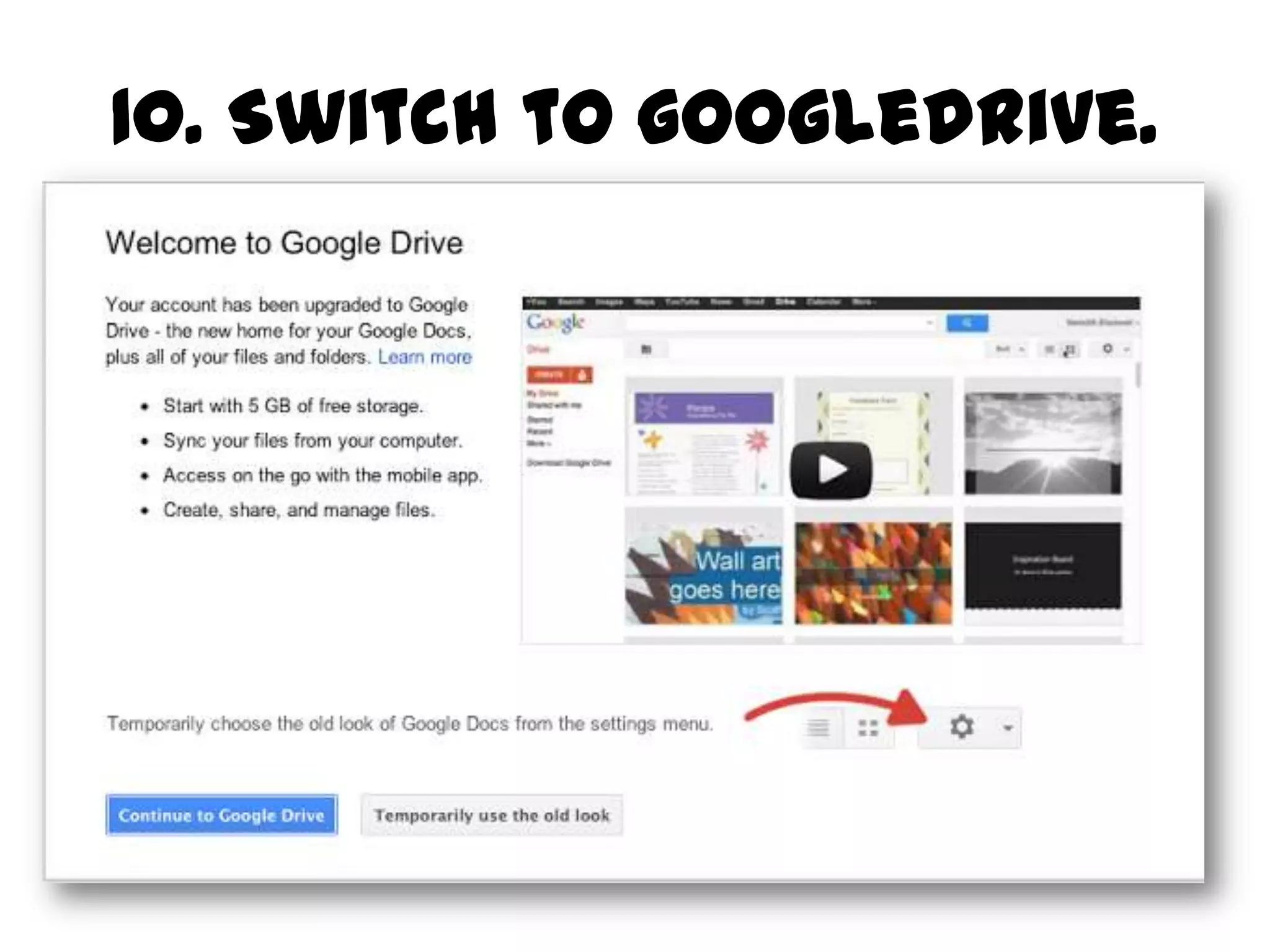 9. iPhone, iPad or Android
user? Download the Drive
       mobile app.
 