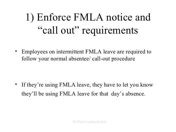 10 Ways To Stop FMLA Abuse