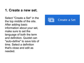 10 ways to use quizlet Slide 2
