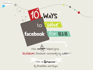 10 way to solve facebook for-b2b