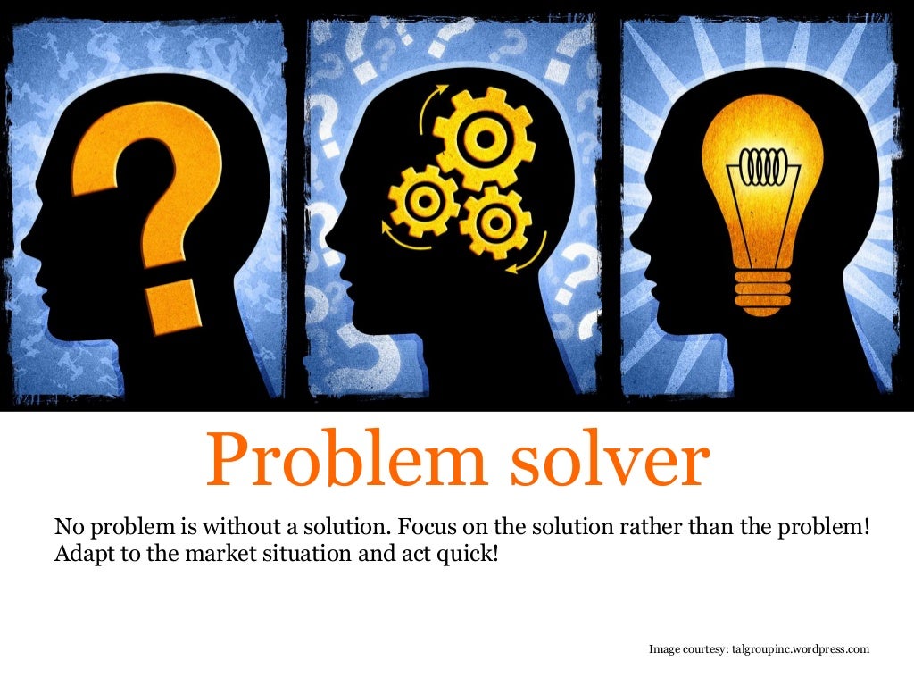 problem solving is not