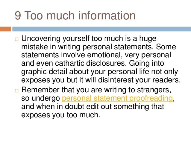 Personal statement examples for college image
