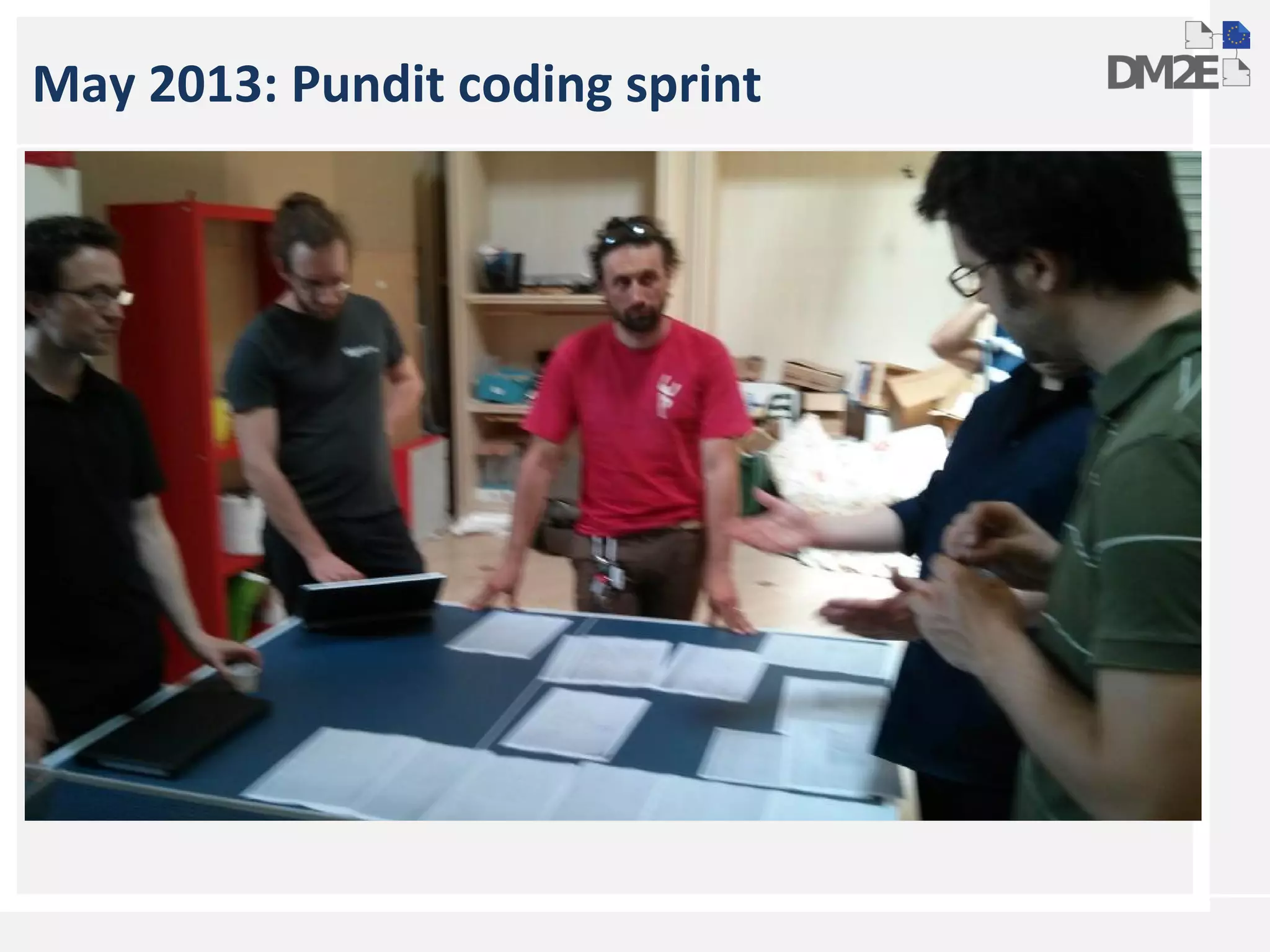 May 2013: Pundit coding sprint 
 