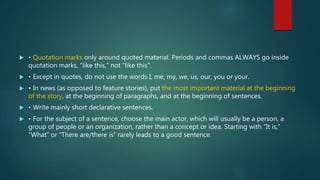 10 writing for media | PPTX