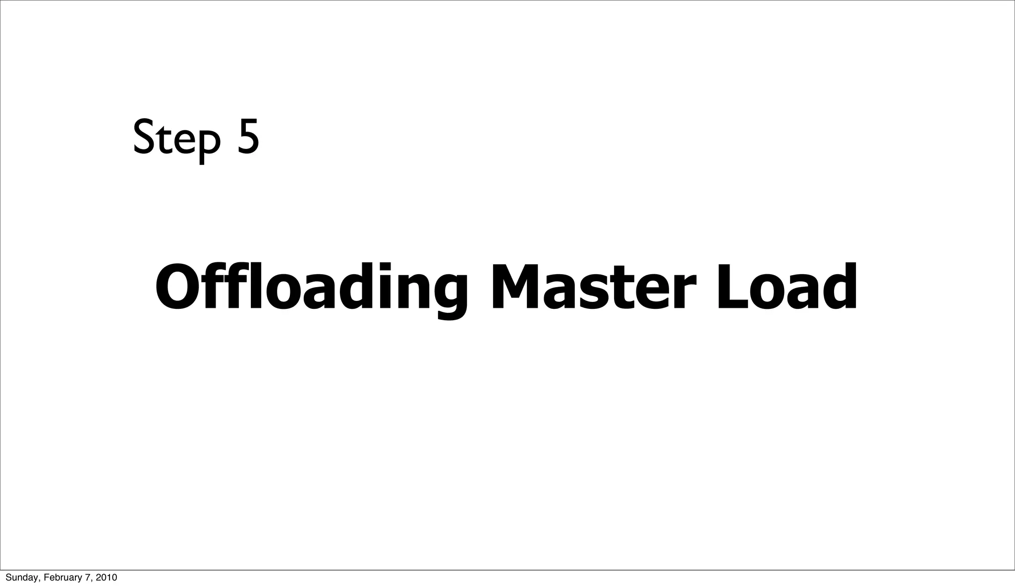 Step 5


                            Offloading Master Load



Sunday, February 7, 2010
 