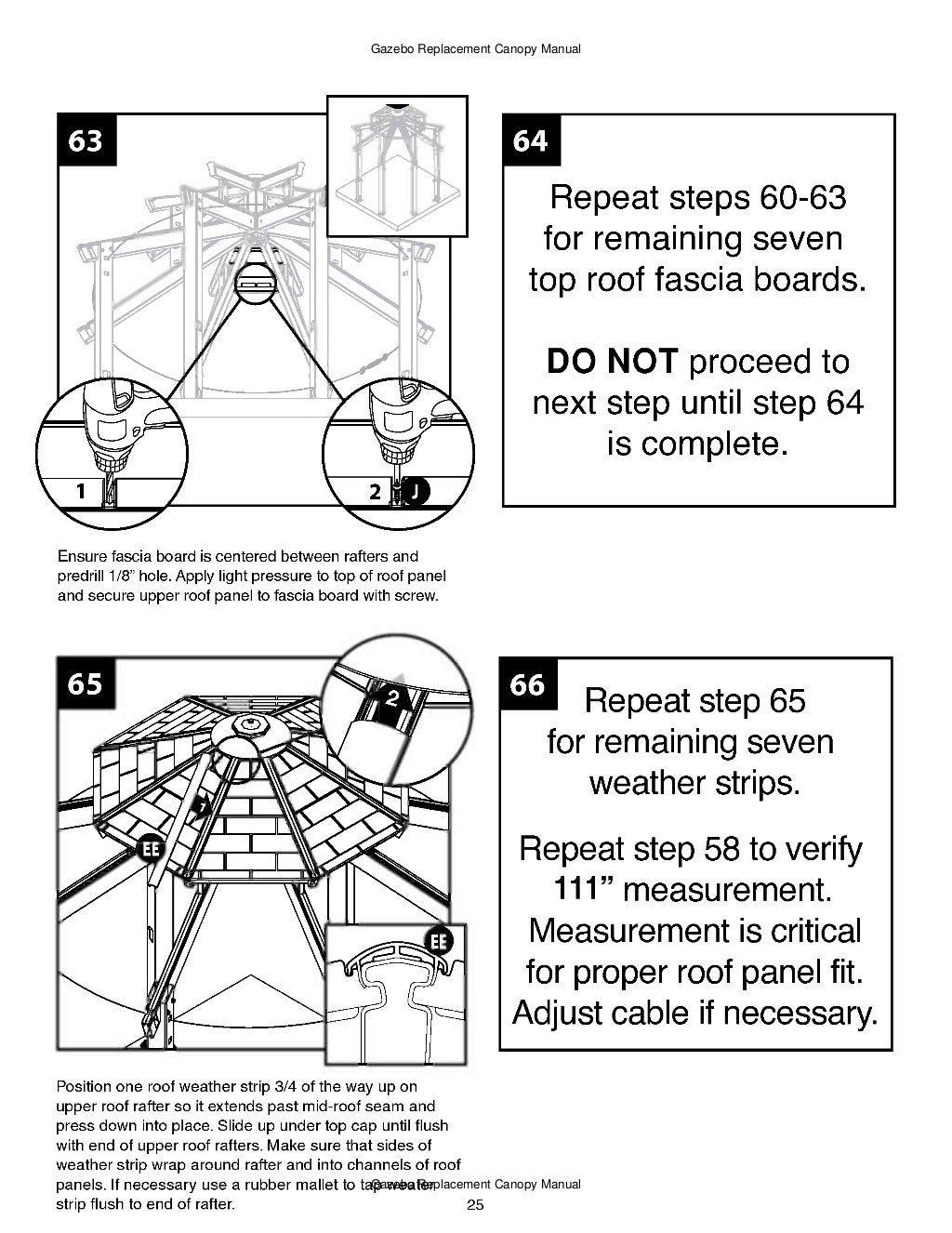 10 x 10 ft. gazebo assembly and instructions manual