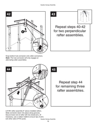 10 x 10 ft. gazebo assembly instruction | PDF
