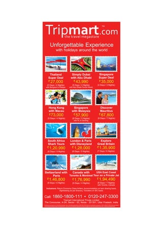 Tripmart.com Holiday packages