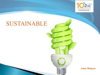 SUSTAINABLE




              www.10zig.eu
 