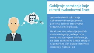 10 Znakova Demencije Pptx