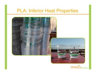 PLA: Inferior Heat Properties
 