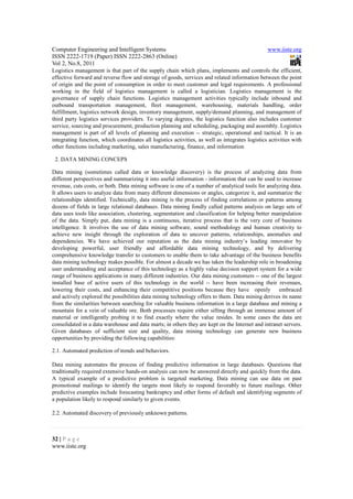11.0005www.iiste.org call for paper. data mining tools and techniques ...