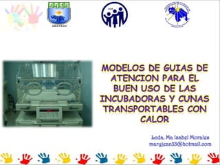 Lcda. Ma Isabel Morales
maryjean33@hotmail.com
 