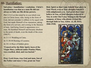 Jesus Humiliation 11.04.15 2nd article christ's humiliation | PPTX