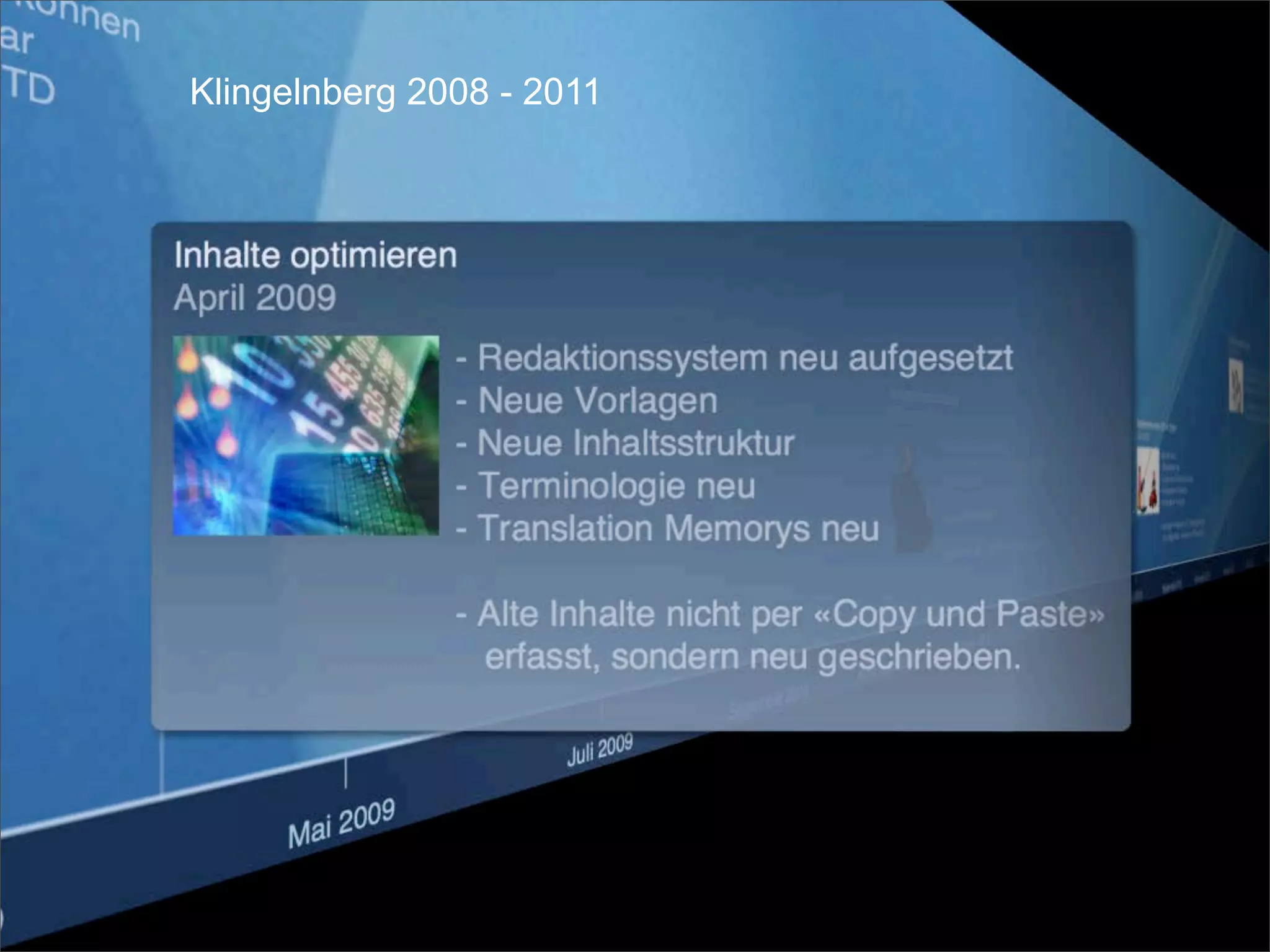 Klingelnberg 2008 - 2011
 