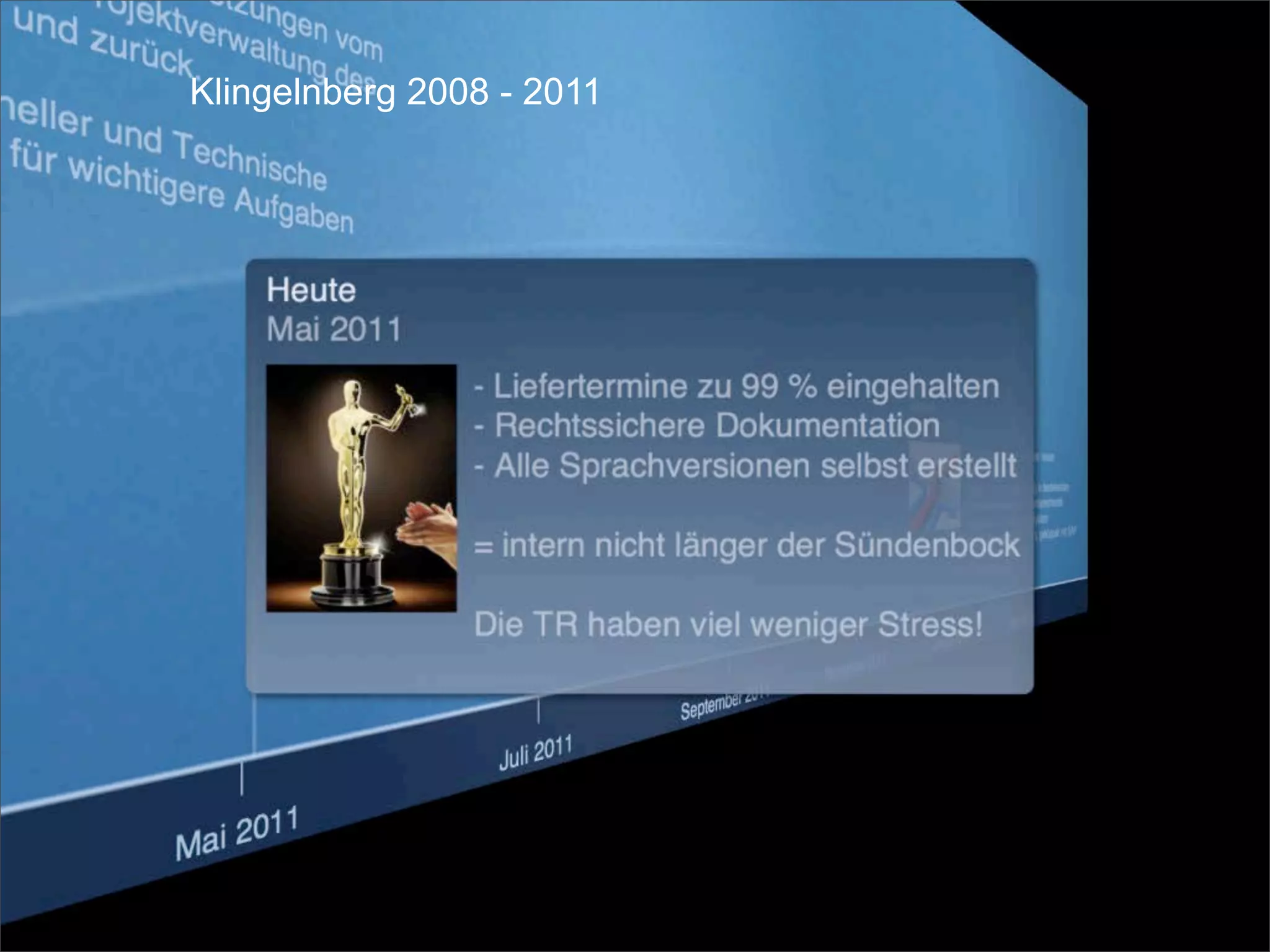 Klingelnberg 2008 - 2011
 