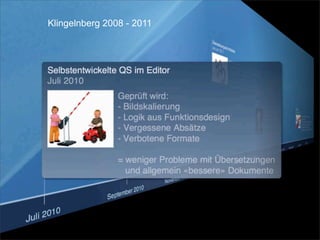 Klingelnberg 2008 - 2011
 