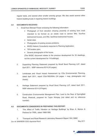 Listed Building Letter