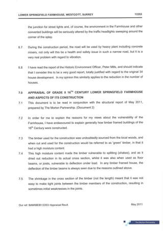 Listed Building Letter