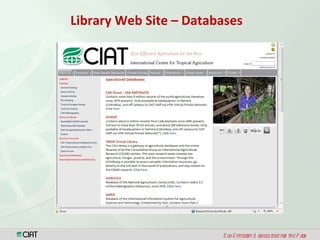 Open Access, Copyright & Scientific Information Resources 