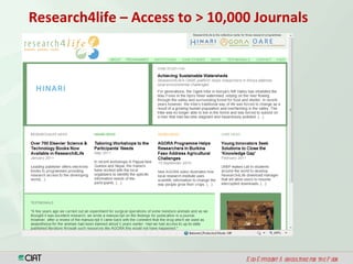 Open Access, Copyright & Scientific Information Resources 