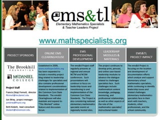 www.mathspecialists.org 
 