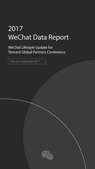 2017
WeChat Data Report
WeChat Lifestyle Update for
Tencent Global Partners Conference
Data as of September 2017
 