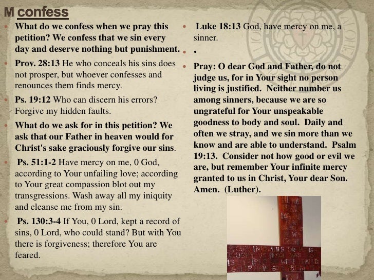 11.09.30 the lord's prayer 5th petitionand us our trespasses…