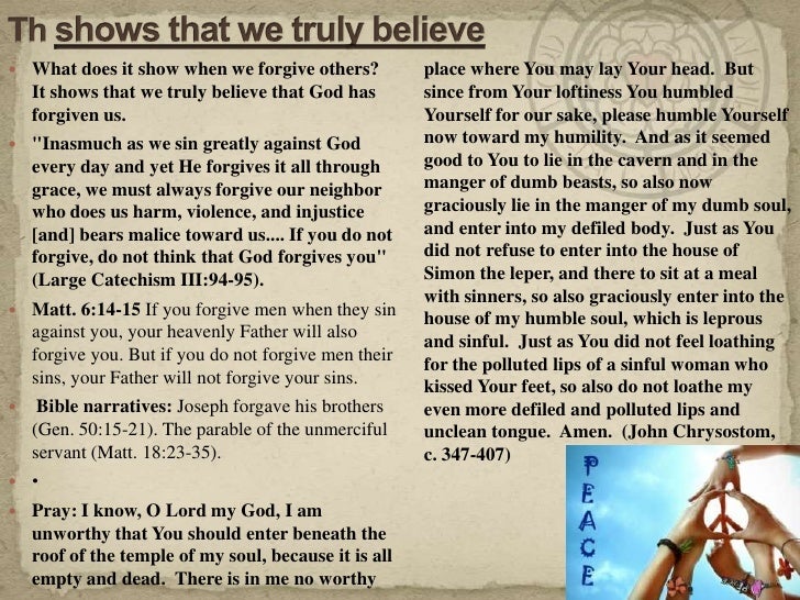 11.09.30 the lord's prayer 5th petitionand us our trespasses…