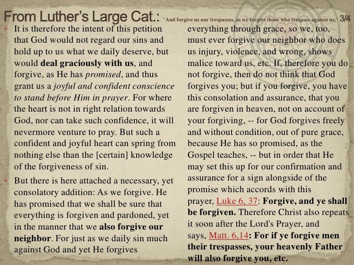 11.09.30 the lord's prayer 5th petitionand us our trespasses…