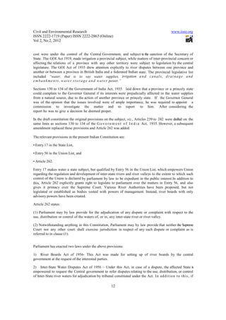 11.[11 16]interstate water dispute and federalism governance of ...