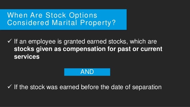 Deferred compensation stock options