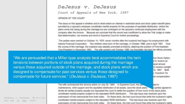 Stock options divorce ohio