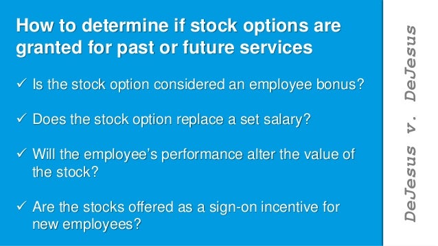 how to value stock options in divorce