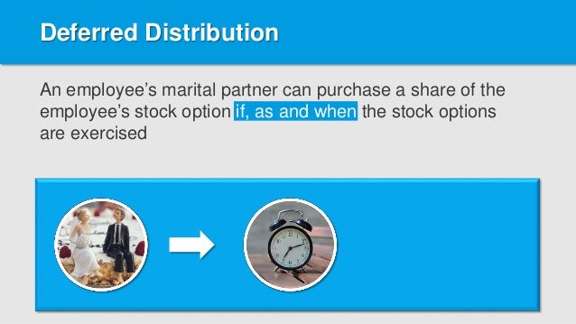 Deferred compensation stock options