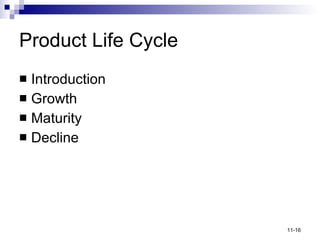 Product Life Cycle Introduction Growth Maturity Decline 