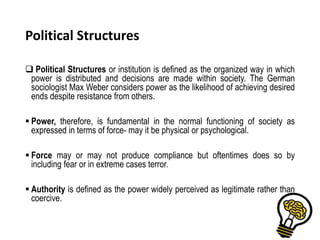 Organizing Society Part II | PPTX