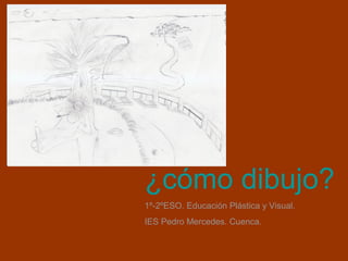 ¿cómo dibujo?
1º-2ºESO. Educación Plástica y Visual.
IES Pedro Mercedes. Cuenca.
 