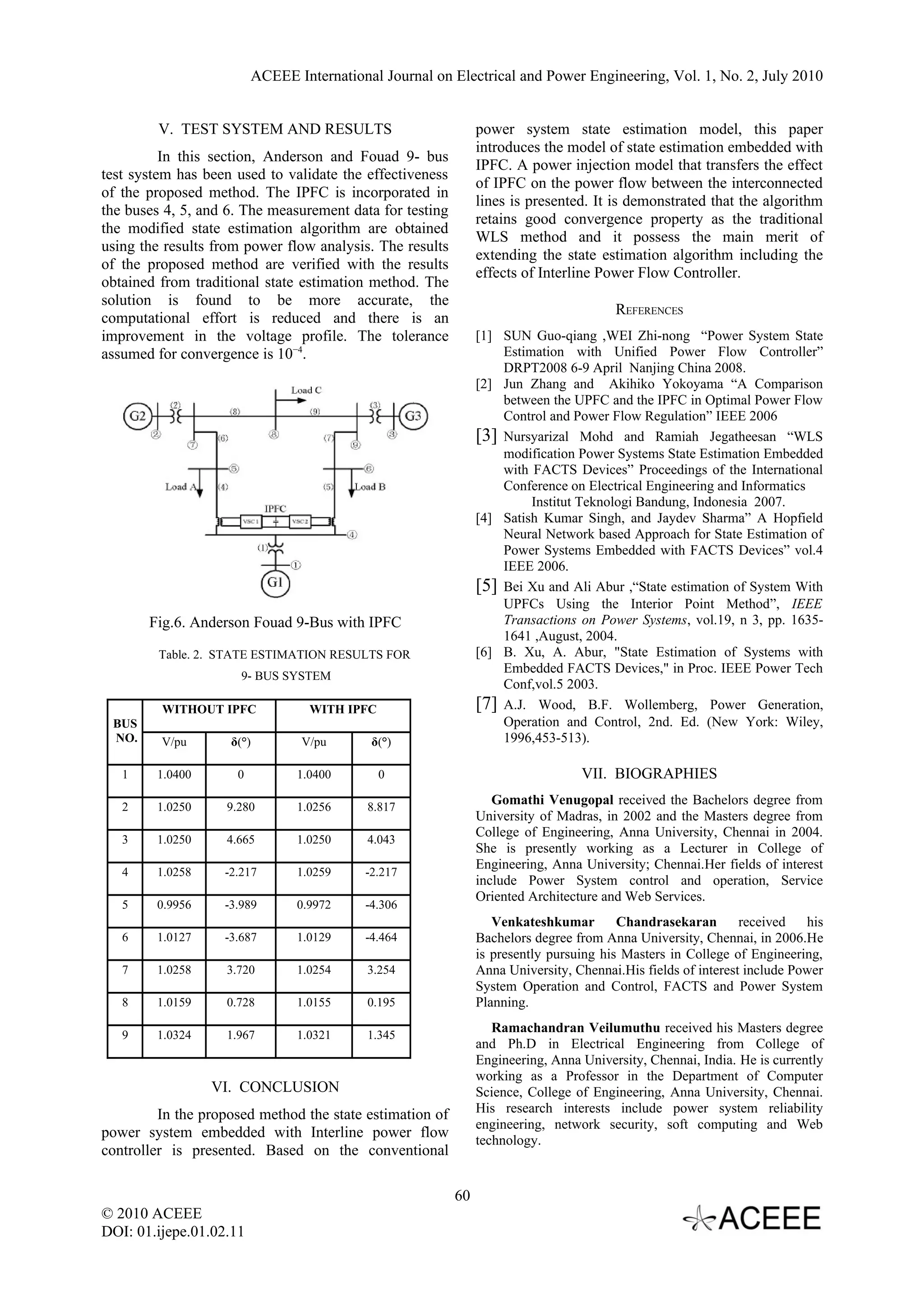 State Estimation of Power System with Interline Power Flow Controller PDF