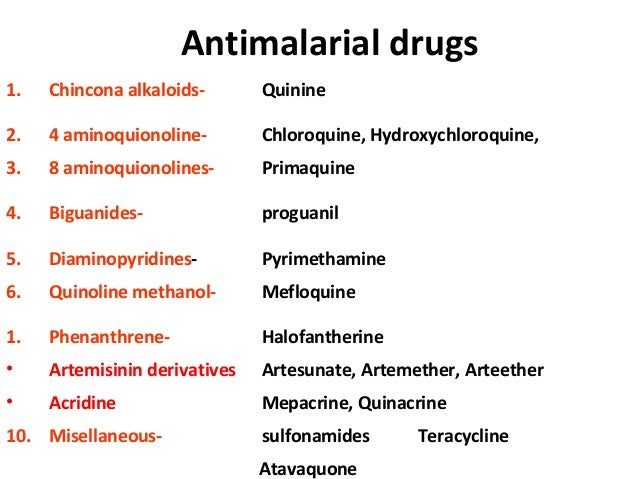Aralen Dosage Malaria Prevention