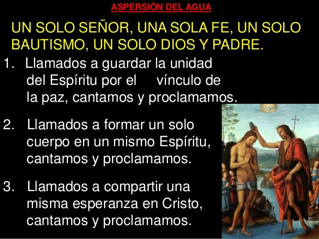 Bautismo del Señor. Ciclo A. día 12 de enero del 2014