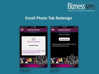 Email Photo Tab Redesign
 