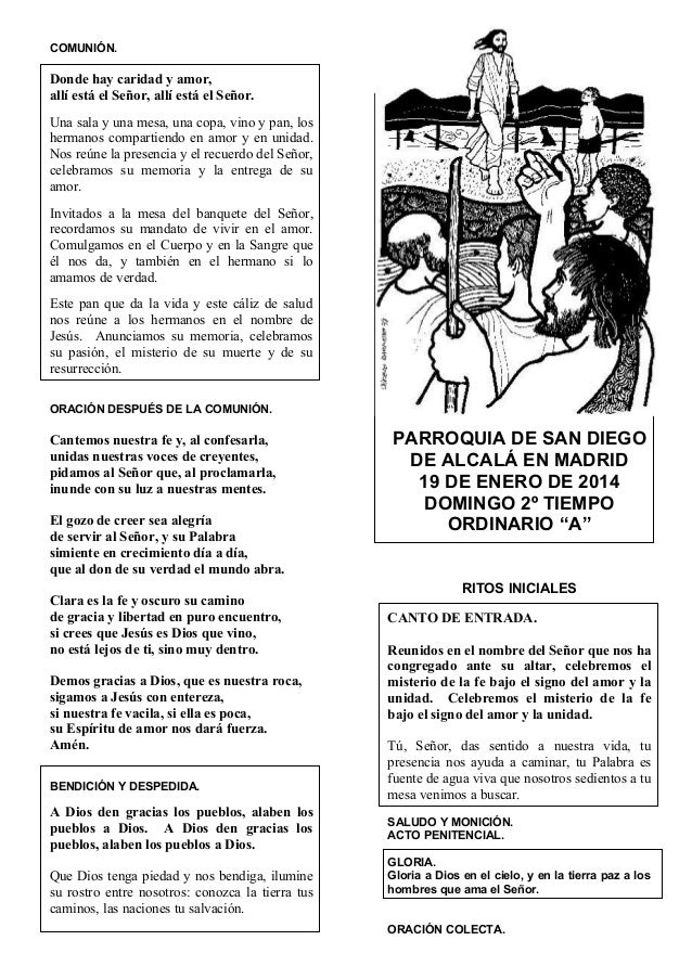 Guion Misa Domingo 14 De Enero 2025 Image to u