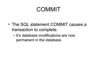 11. transaction sql | PPT