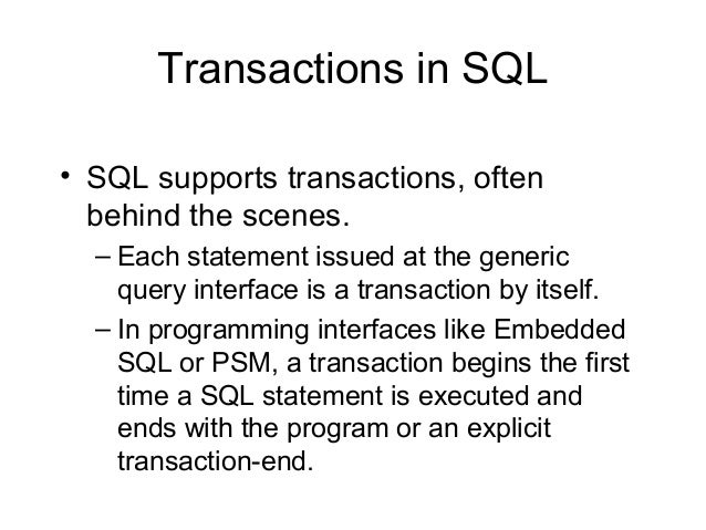 11. transaction sql