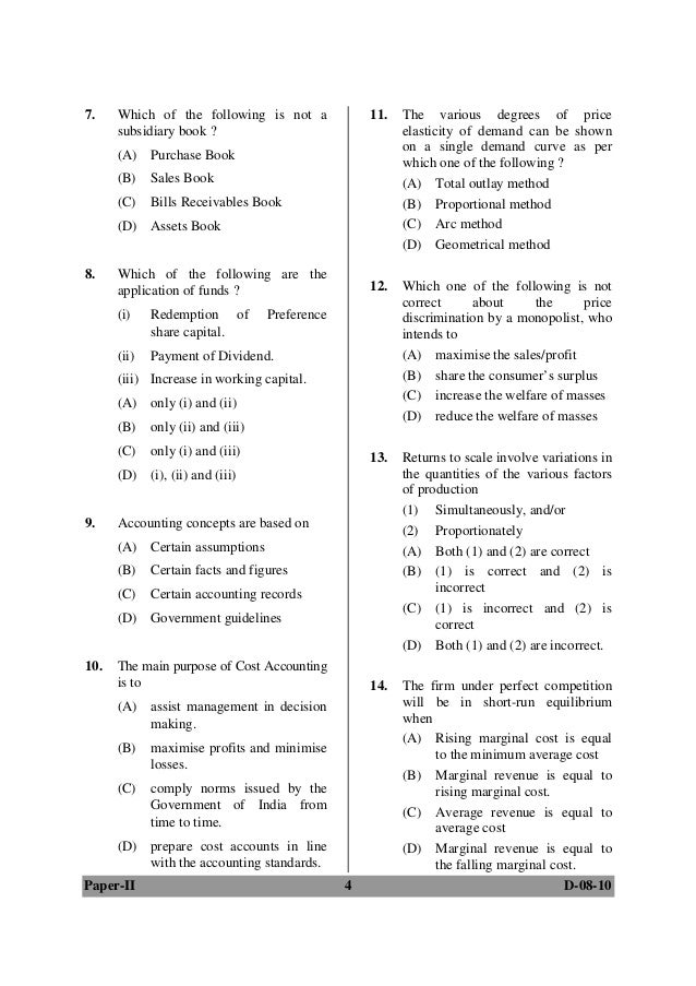 11 Ugc Net Commerce Dec 10 Question Paper 11 Ugc Net Commerce Dec 10 Question Paper
