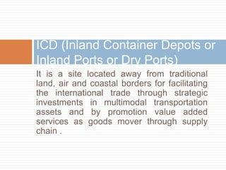 Containerization (Export/Import Goods) | PPTX