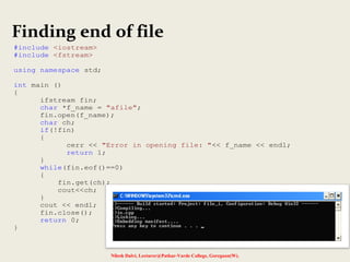 File handling | PPT