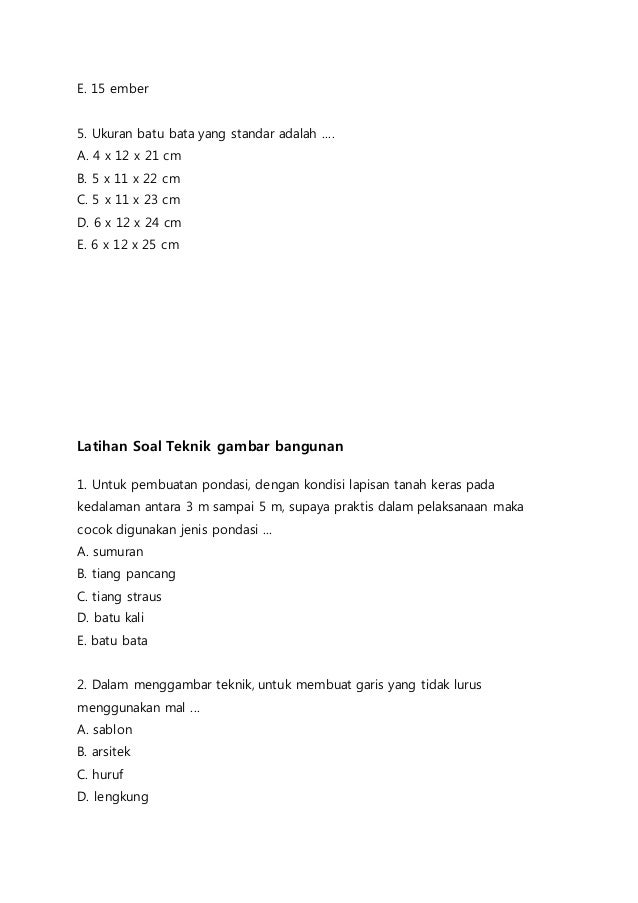 Soal Un Tgb