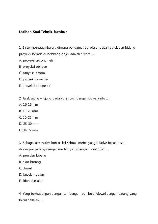 Soal Un Tgb